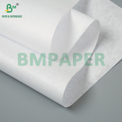 35GSM 40GSM MG Hızlı yemek torbaları için beyaz kraft kağıdı 715mm İyi sertlik