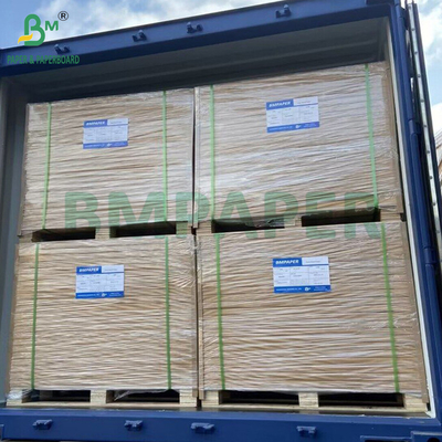 70g Yarı Parlak Gıda Sınıfı MG Beyaz Beyaz Kraft Kağıt Rulo 1100mm