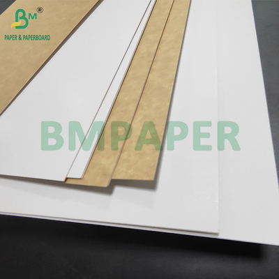 350gm CKB Beyaz Yüzey Kahverengi Kraft Arka Kağıt Salata Kutusu 25' x 38'