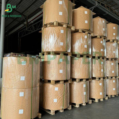 75 gram 80 gram Virgin Kahverengi Kraft Kağıt Çimento Torbaları Yüksek Genişletilebilir 90cm