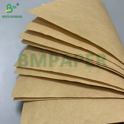 75gm Yüksek Tensile Gücü Kahverengi Kraft Kağıdı İnşaat Malzemeleri Kağıt Çantaları Yapım için