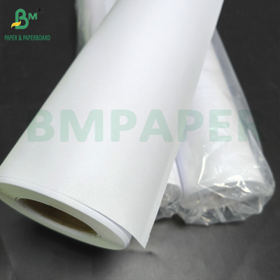24 lb kaplı renkli mürekkep püskürtücü kağıt rulo parlak beyaz renk 24 &quot;x 150ft