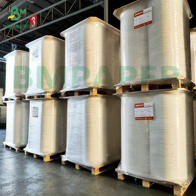 FDA Su geçirmez içme samanı ambalaj kağıdı Beyaz 24 gram 28 gram