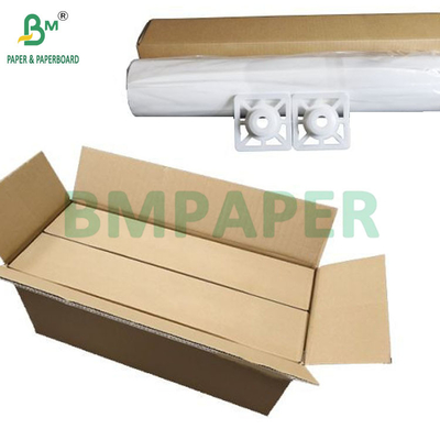 24 lb 36 lb HP Kaplı Mat Geniş Format Bağlama Kağıdı Posterler İçin 42 &quot;x 150&quot;