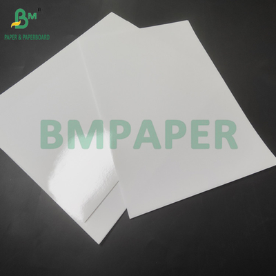 120gm 2 taraflı kaplı parlak kağıt lazer baskı için 18 "x 12" anında kuru