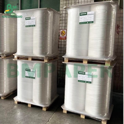 Biyolojik saman kağıdı 28 gram 32 mm x 6000 m rulo beyaz renk