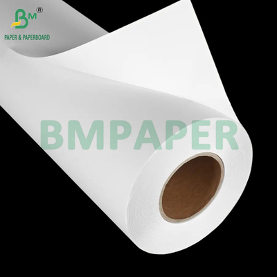 20lb CAD çizimi için geniş formatlı kağıt 36 inç x 150 ft 2' Core Yüksek Beyazlık