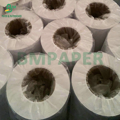 36&quot; x 300ft 24lb kaplı kağıt ruloları mürekkep püskürtücüsü baskı posterleri ve pankartlar için