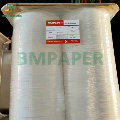 27mm 30mm 34mm 28gm Gıda sınıfı basılı saman sarma kağıdı rulo