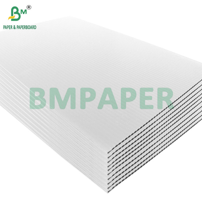 1.5MM 3 katmanlı Kozmetik Kutular için Beyaz Dalgalanmış Karton Liner E Flüt 69 x 99CM
