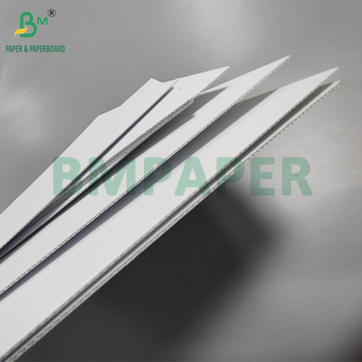 1.5MM 3 katmanlı Kozmetik Kutular için Beyaz Dalgalanmış Karton Liner E Flüt 69 x 99CM