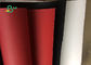 Kırmızı Laminatied &amp;amp; Kaplamalı Yıkanabilir Kraft Kağıt 0.5mm 0.7mm 0.8mm Kalınlık