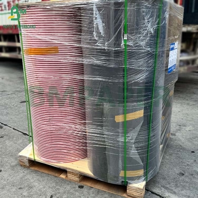 60g Saman Kağıdı Kırmızı Çizgiler Tüm Siyah Renk Üst Kağıt Rulolar 600mm 620mm