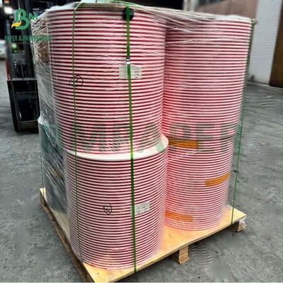 60g Saman Kağıdı Kırmızı Çizgiler Tüm Siyah Renk Üst Kağıt Rulolar 600mm 620mm
