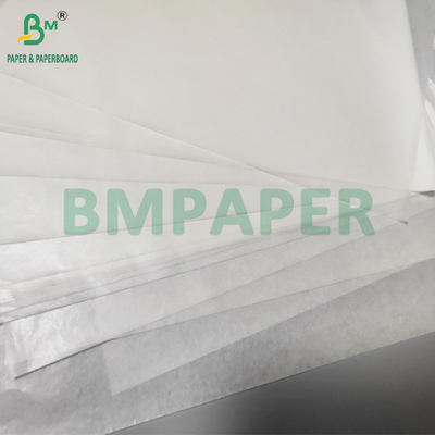 40gm ısıya dayanıklı beyaz kaplama silikon fırın kağıdı kızartma için 620mm