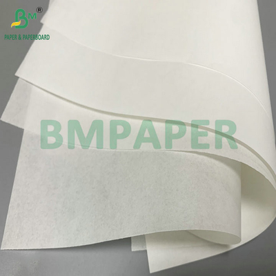 Gıda Güvenli 40gm 50gm Silikon Fırın Pişirme Kağıdı Beyaz Yağ geçirmez