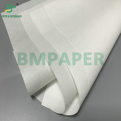 Gıda Güvenli 40gm 50gm Silikon Fırın Pişirme Kağıdı Beyaz Yağ geçirmez