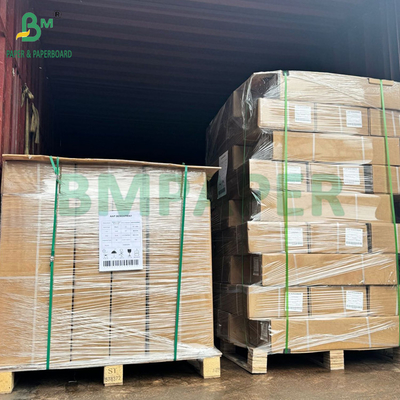 20# Geniş formatlı mürekkep püskürtücüleri için sıradan beyaz kağıt ruloları 24 inç x 150 ft