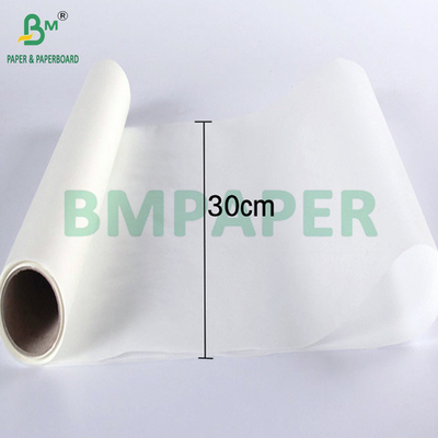 40 gram beyaz fırın kağıdı ruloları Genişliği 30cm 12 inç parşömen kağıdı