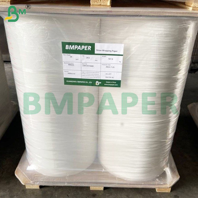 60/120 gsm Ahşap Pulp Yazdırılabilir Yüksek Sertlik Saman Kağıt Ruloları