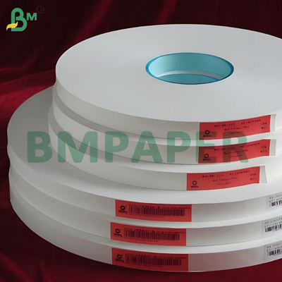 22-53mm Beyaz Gıda Güvenli Saman Paketleme Kraft Kağıt Ruloları Yazdırılabilir