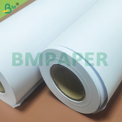 90 GSM 2-3 inç Core White Engineering Plotter Kağıt rulları