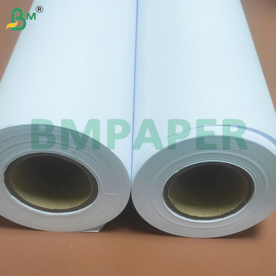90 GSM 2-3 inç Core White Engineering Plotter Kağıt rulları