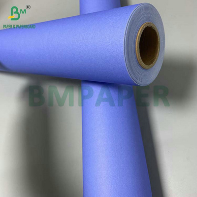 610mm x 50m A0 A1 80GSM Mor Mavi CAD Plotter Kağıt Rulo