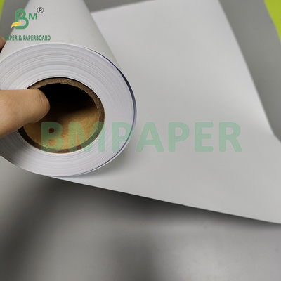 20"* 50yard 20lb 2" Core Beyaz CAD Tahvil Kağıdı Mühendislik Çizimi İçin