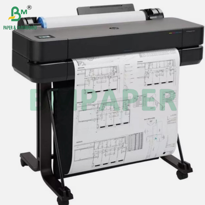 24 "x 150" CAD 20 lbs Bond Inkjet Grafik 2 "CORE için Geniş Format Çizelge Kağıdı