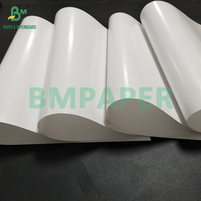 70gm 90gm C1S Etiket 50mm rulo yapmak için kaplı parlak kağıt