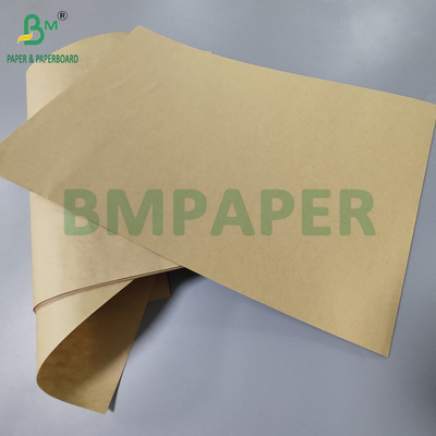 65gm 70gm Kimyasal ambalajlama için ıslak dayanıklılıklı kahverengi kraft kağıdı 70 x 100cm