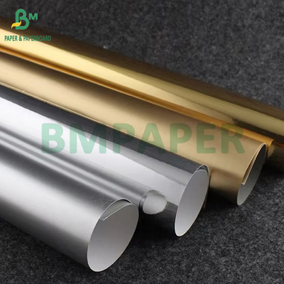 70gm Metalleştirilmiş Altın Gümüş Bira Etiketi için Islak Güçlü Kağıt 70 x 100cm