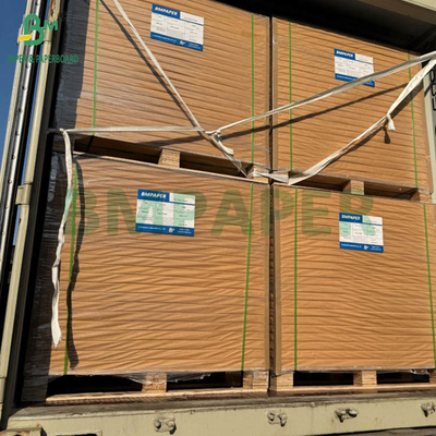 120g C1S kaplı tek taraflı parlak kağıt 68cm 110cm Yuvarlak genişliği