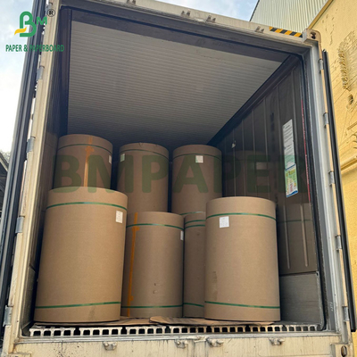 200g Beyaz Kraft Kağıt Kartonu Kağıt Çekirdek Özel 300mm - 1800mm Yuvarlak Genişliği