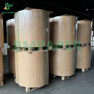 120gm gıda kalitesi Kahverengi Kraft Liner Kağıt El çantası yapmak için gıda paketleme çantası