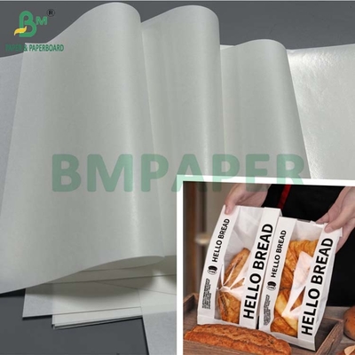 11 x 14" 45g 50g Bir tarafla kaplanmış Ekmek Paketi için MG Beyaz Kraft Kağıdı