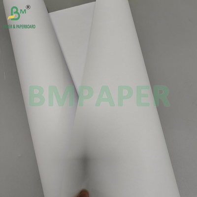 Mühendislik Çizim Plotter Rolü Yapmak İçin 20LB Beyaz Mürekkep Atışı Bağlantı Kağıdı