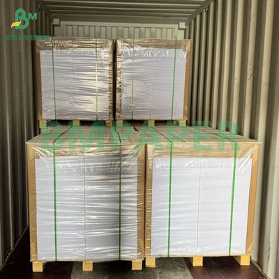 170 gram 270 gram Çift taraflı parlak kaplı metin kanepe kağıt sayfası 25"x38"