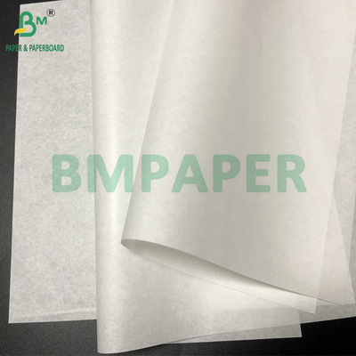 Ahşap Pulp FDA Onaylı 35gm 45gm MG Beyaz Kraft Kağıdı Gıda Paket Kağıdı