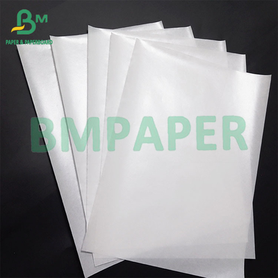 30GSM 50GSM 15PE Parlak Ceketli Beyaz Kraft Kağıdı Gıda Paket Çantası