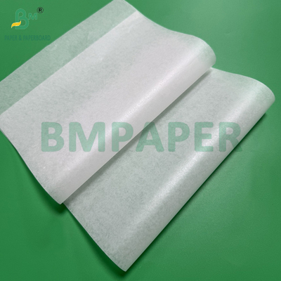 Beyaz Çift Taraflı Silikon Kaplı Kağıt 40gm 60-150cm Su geçirmez Yağ geçirmez Kağıt Rulo