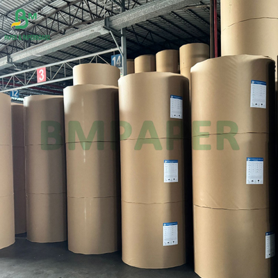 Beyaz Çift Taraflı Silikon Kaplı Kağıt 40gm 60-150cm Su geçirmez Yağ geçirmez Kağıt Rulo