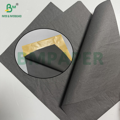30g Tek Parlaklıklı Balmumuş Siyah Kağıt Rulo 370mm 375mm 380mm Mango Torbaları İçin Premium İç Kaplama
