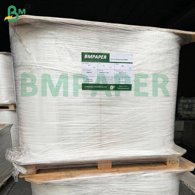 FDA 24gm 28gm Diş çubuğu ambalaj kağıdı 26.5mm 27mm x 5000m Tatsız ve Sıcaklık Kapalı