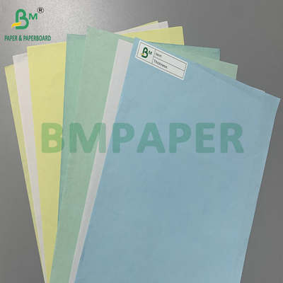 Sarı Mavi 55gm 60gm Blank Karbonsuz Kağıt Alışveriş Yazdırma Mektubu Boyutu