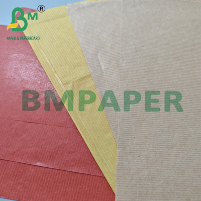 889mm x 1194mm Renkli Teksturlu Şeritli Kraft Kağıt El İşleri/DIY 45gm