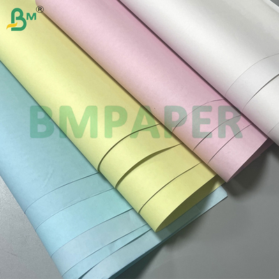 50-120gm Açık Resim Kaplı Karbonsuz NCR Kopya Kağıdı Fatura ve makbuz için CB / CF / CFB Rulolar Fatura baskı