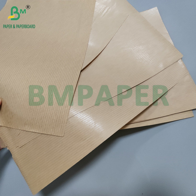 60gm Beyazlamamış Kahverengi MG Kuyruklu Kraft Kağıt Taşıyıcı Çantalar İçin 762mm x 300m
