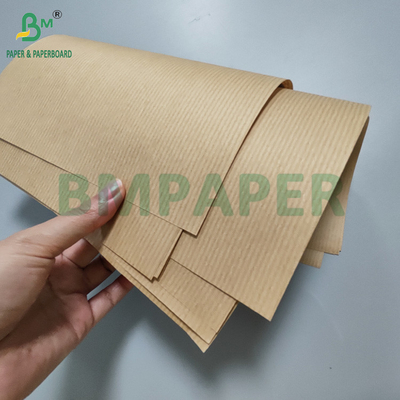 60gm Beyazlamamış Kahverengi MG Kuyruklu Kraft Kağıt Taşıyıcı Çantalar İçin 762mm x 300m